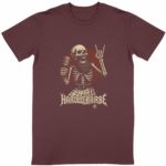 tshirt Harold Laughing skull